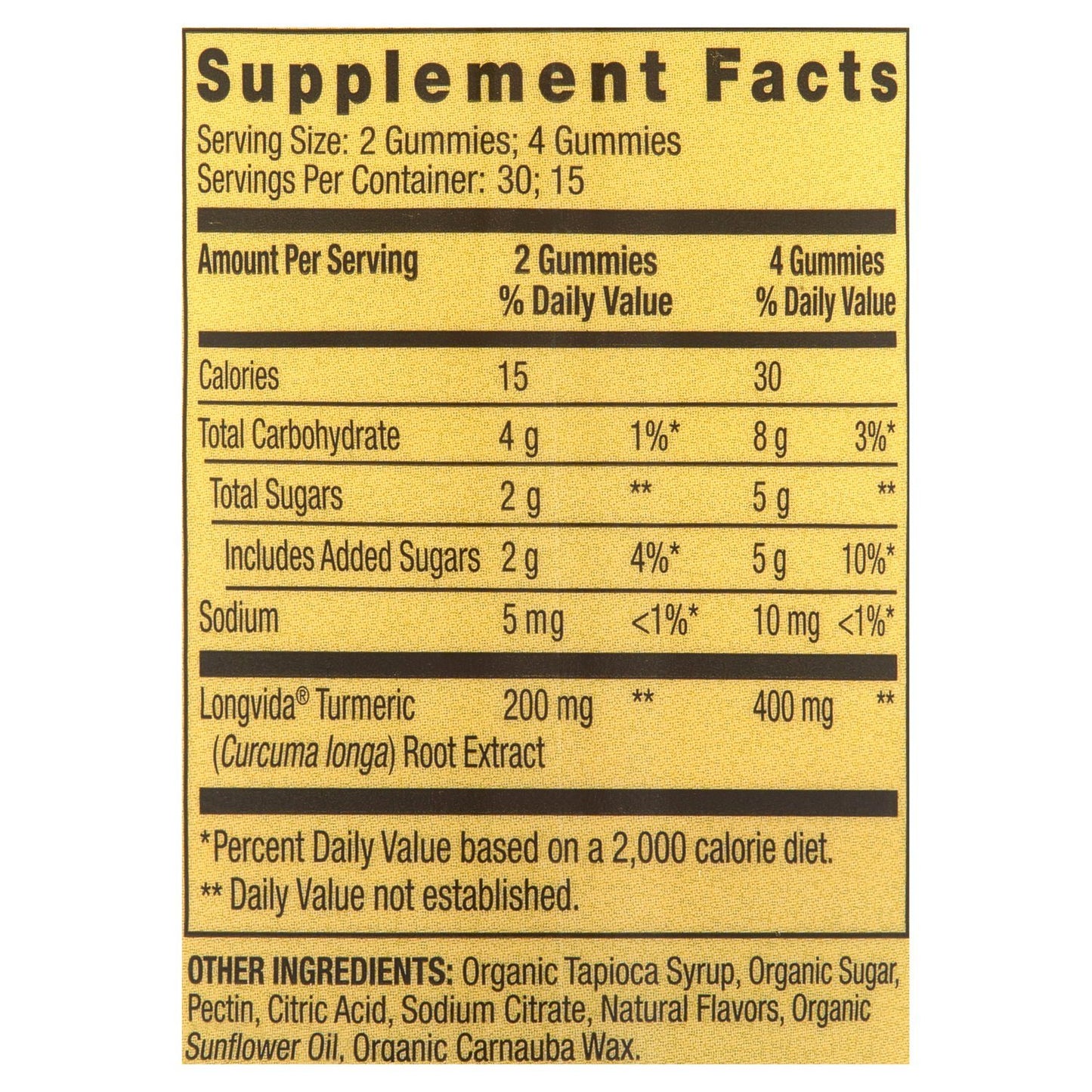 Spring Valley Turmeric Curcumin Vegetarian Gummies; 60 Count
