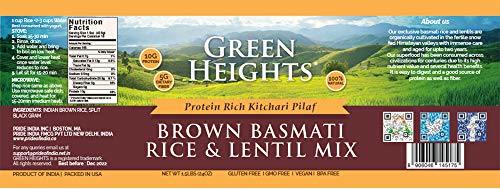 Brown Rice & Black Bean Superfood Mix - 24 Ounce / 680 Grams Jar (15+ Servings) - Proudly Made in America - Healthy Nourishing Essentials by Green Heights